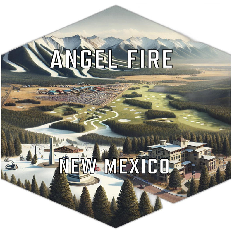 Angel Fire New Mexico Travel Destination Souvenir Vinyl Decal Sticker 2-Inch