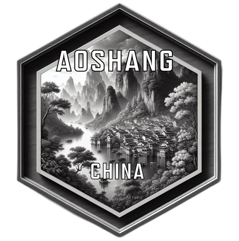 Aoshang China Travel Destination Souvenir Vinyl Decal Sticker 2-Inch