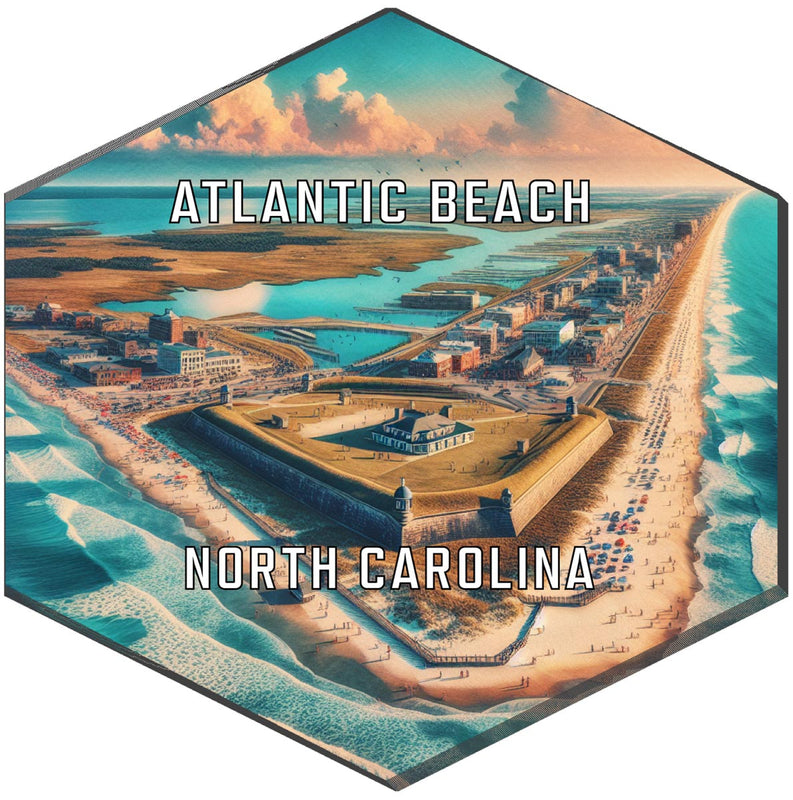 Atlantic Beach North Carolina Travel Destination Souvenir Vinyl Decal Sticker 2-Inch