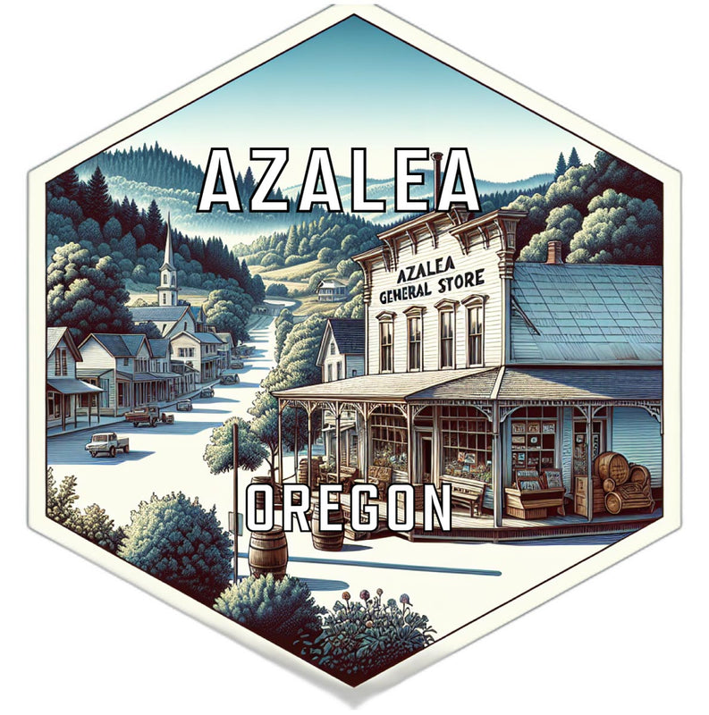Azalea Oregon Travel Destination Souvenir Vinyl Decal Sticker 2-Inch