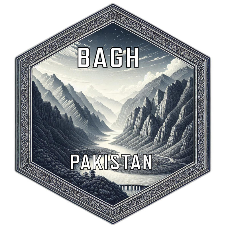 Bagh Pakistan Travel Destination Souvenir Vinyl Decal Sticker 2-Inch