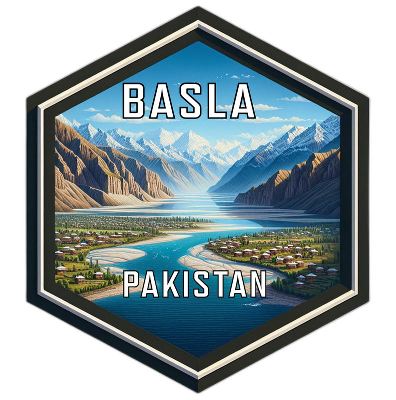 Basla Pakistan Travel Destination Souvenir Vinyl Decal Sticker 2-Inch