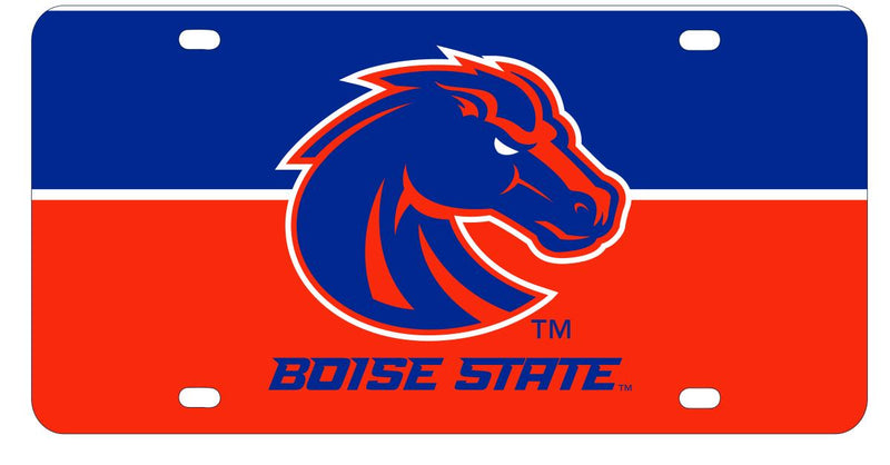 NCAA Boise State Broncos Metal License Plate - Lightweight, Sturdy & Versatile