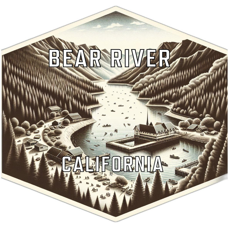 Bear River California Travel Destination Souvenir Vinyl Decal Sticker 6-Inch