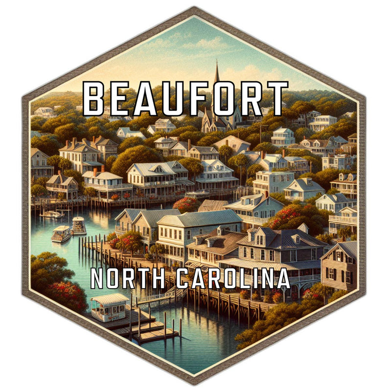 Beaufort North Carolina Travel Destination Souvenir Vinyl Decal Sticker 6-Inch