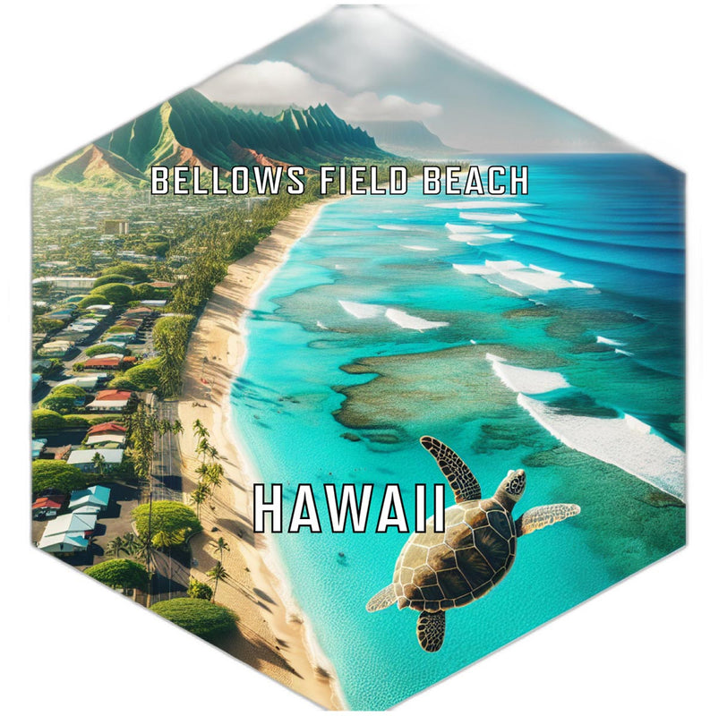 Bellows Field Beach Hawaii Travel Destination Souvenir Vinyl Decal Sticker 6-Inch