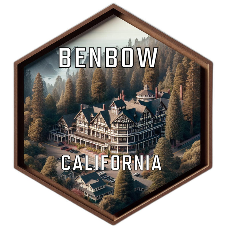 Benbow California Travel Destination Souvenir Vinyl Decal Sticker 2-Inch