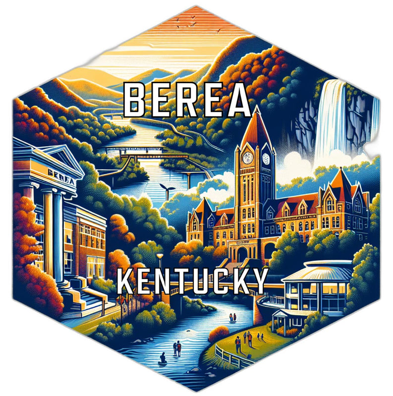 Berea Kentucky Travel Destination Souvenir Vinyl Decal Sticker 2-Inch