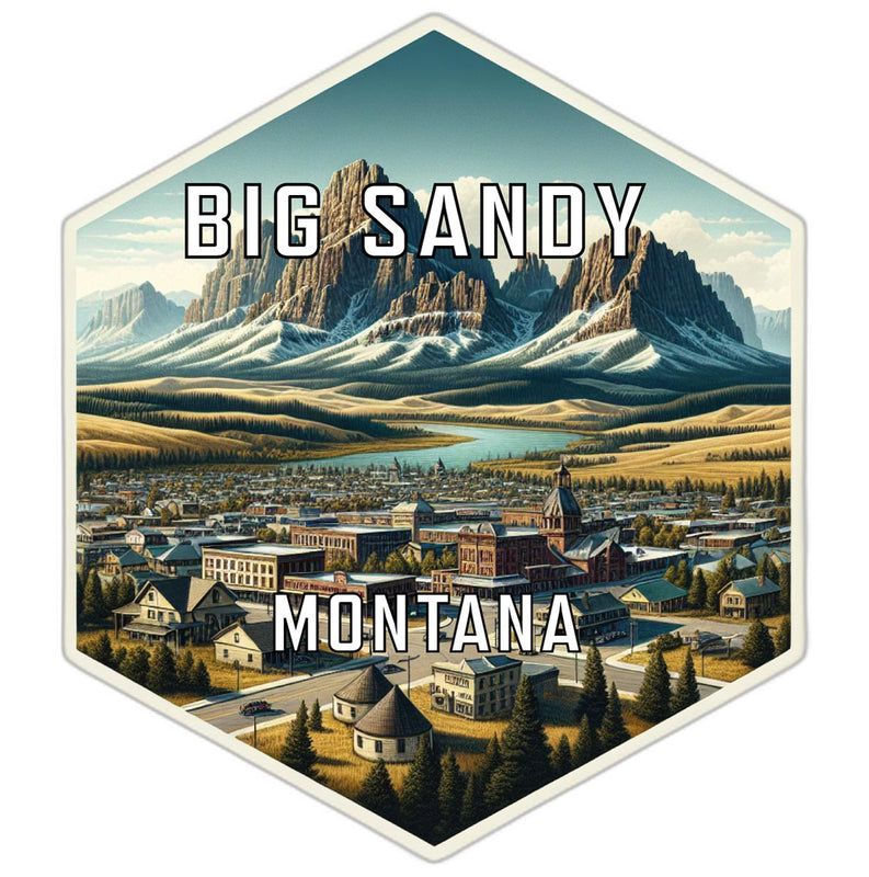 Big Sandy Montana Travel Destination Souvenir Vinyl Decal Sticker 2-Inch