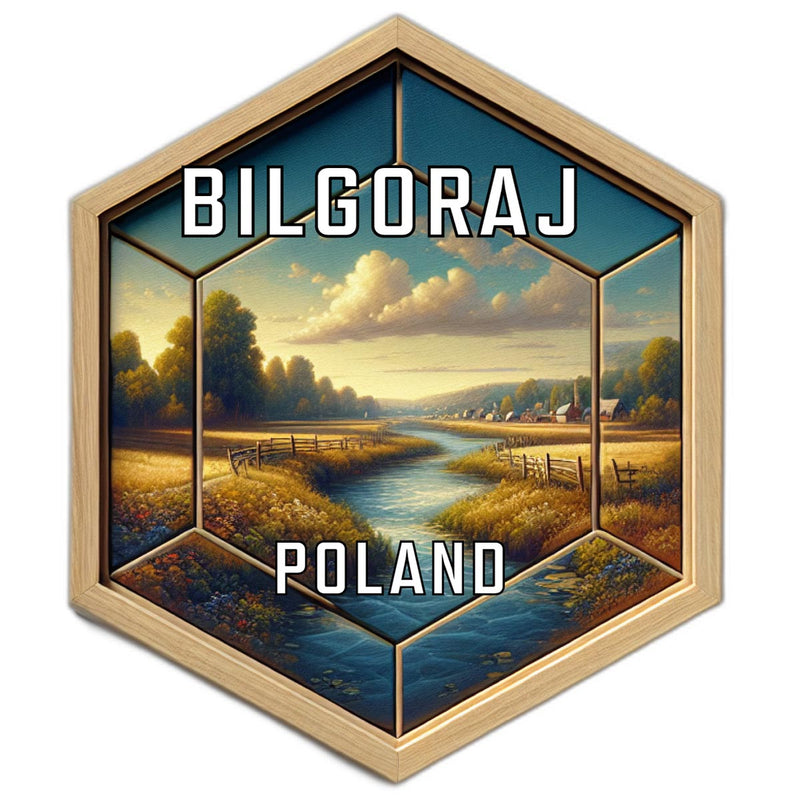 Bilgoraj Poland Travel Destination Souvenir Vinyl Decal Sticker 2-Inch