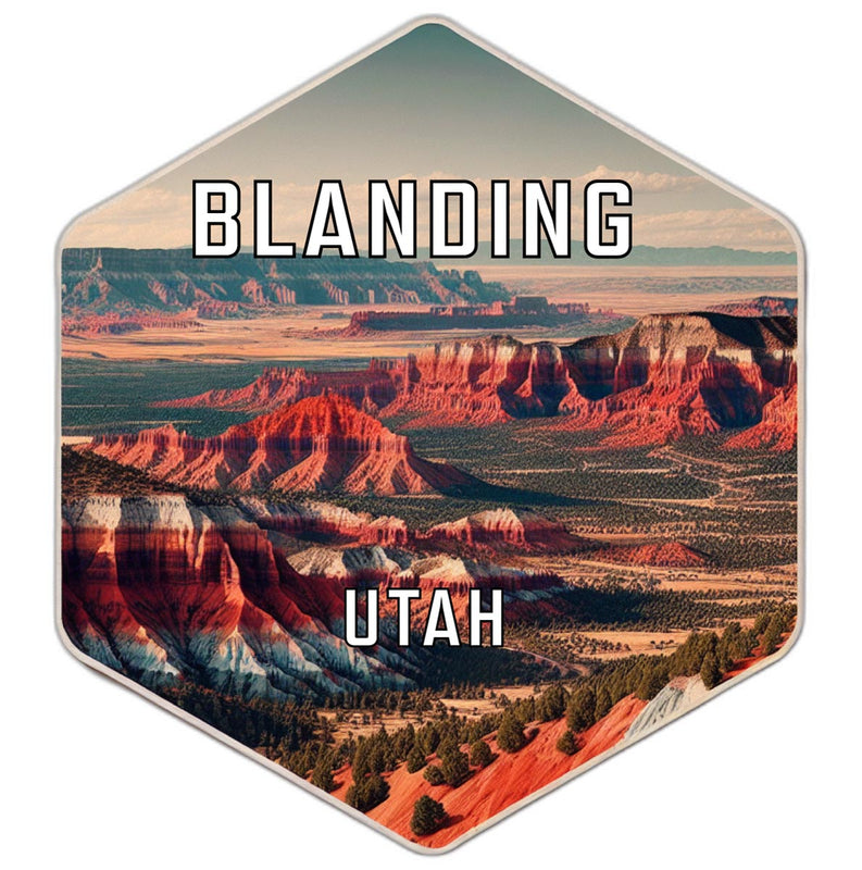 Blanding Utah Travel Destination Souvenir Vinyl Decal Sticker 2-Inch
