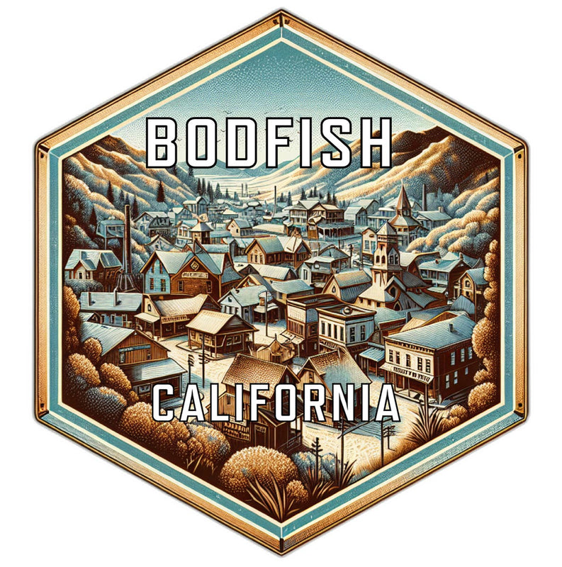 Bodfish California Travel Destination Souvenir Vinyl Decal Sticker 6-Inch