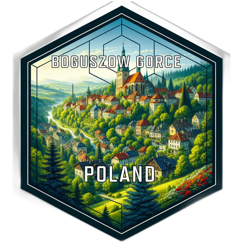 Boguszow Gorce Poland Travel Destination Souvenir Vinyl Decal Sticker 2-Inch