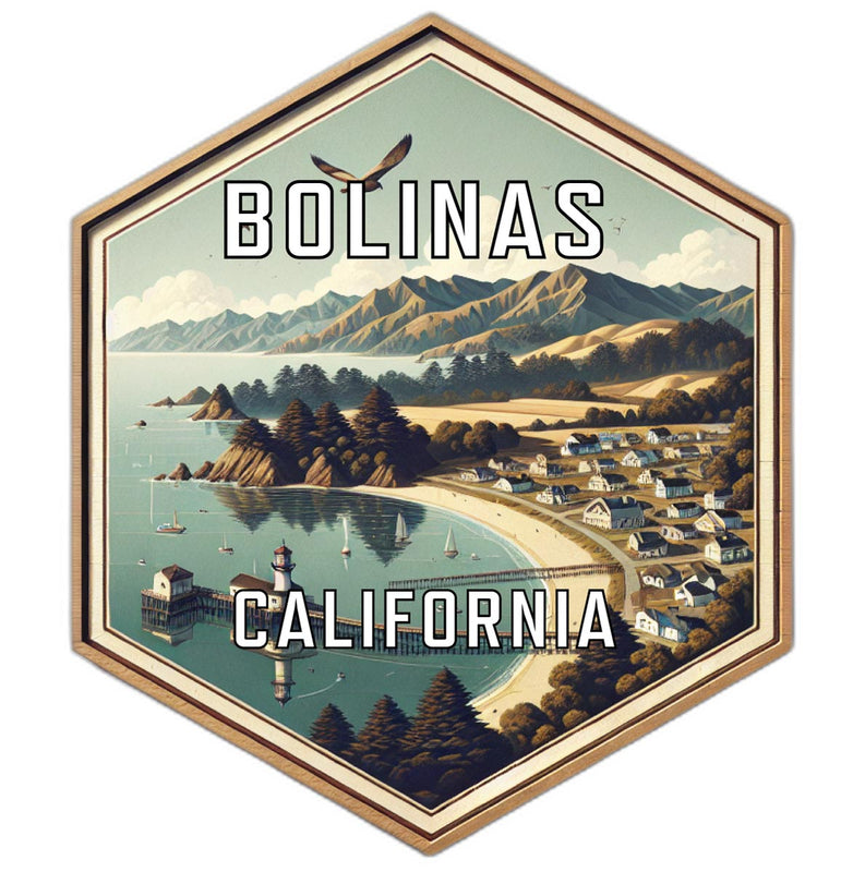 Bolinas California Travel Destination Souvenir Vinyl Decal Sticker 6-Inch