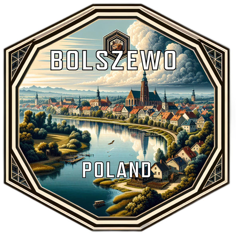 Bolszewo Poland Travel Destination Souvenir Vinyl Decal Sticker 6-Inch