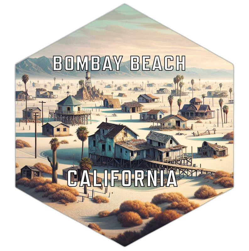 Bombay Beach California Travel Destination Souvenir Vinyl Decal Sticker 2-Inch