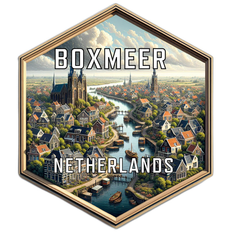Boxmeer Netherlands Travel Destination Souvenir Vinyl Decal Sticker 2-Inch