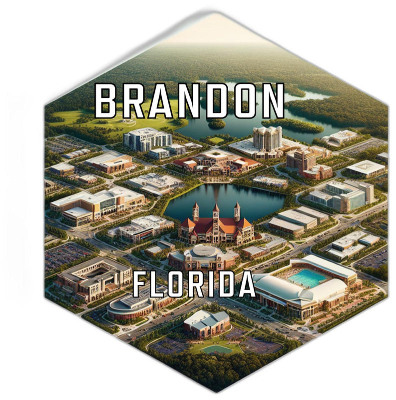 Brandon Florida Travel Destination Souvenir Vinyl Decal Sticker 6-Inch