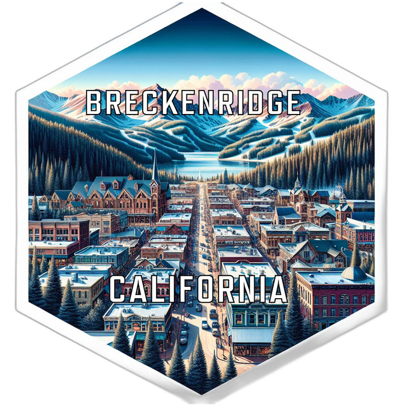 Breckenridge California Travel Destination Souvenir Vinyl Decal Sticker 2-Inch