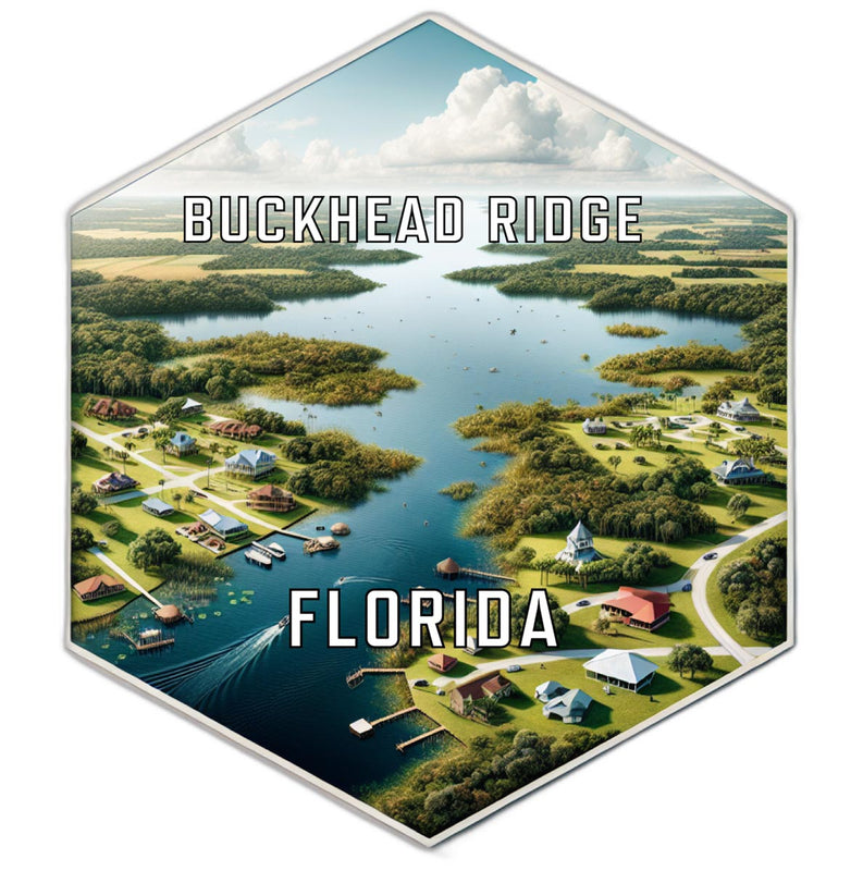 Buckhead Ridge Florida Travel Destination Souvenir Vinyl Decal Sticker 6-Inch