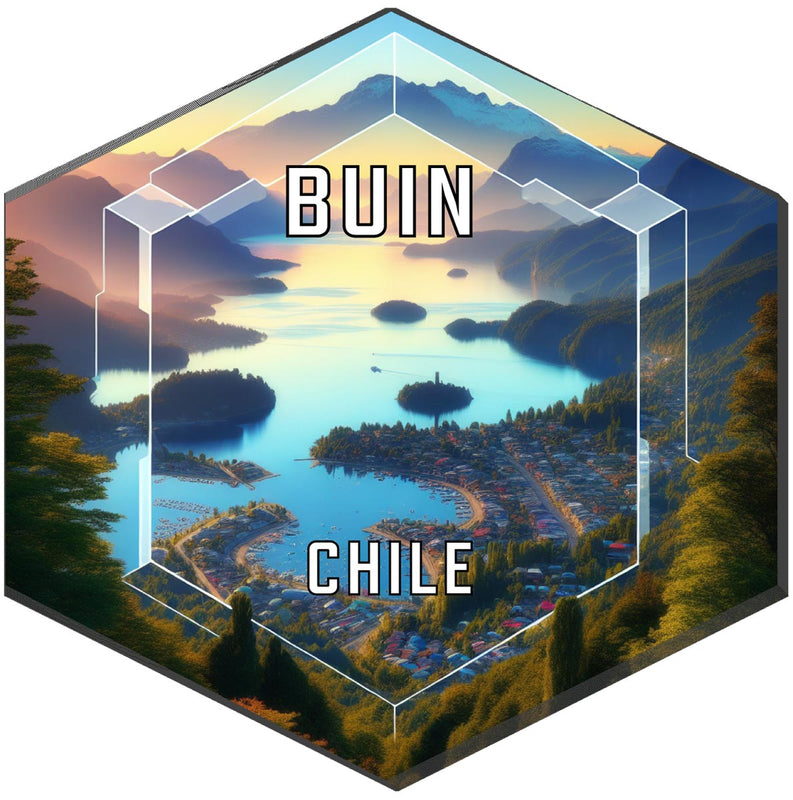 Buin Chile Travel Destination Souvenir Vinyl Decal Sticker 2-Inch