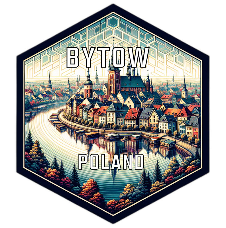 Bytow Poland Travel Destination Souvenir Vinyl Decal Sticker 2-Inch