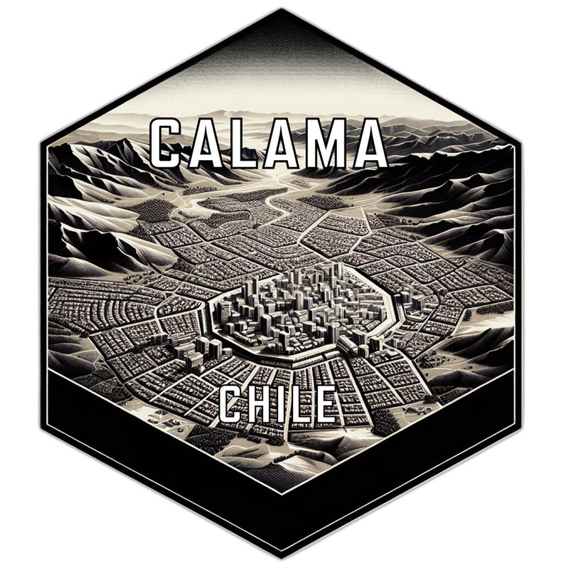 Calama Chile Travel Destination Souvenir Vinyl Decal Sticker 2-Inch