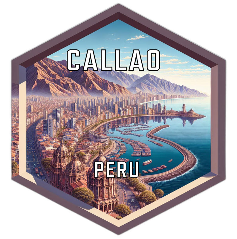 Callao Peru Travel Destination Souvenir Vinyl Decal Sticker 4-Inch