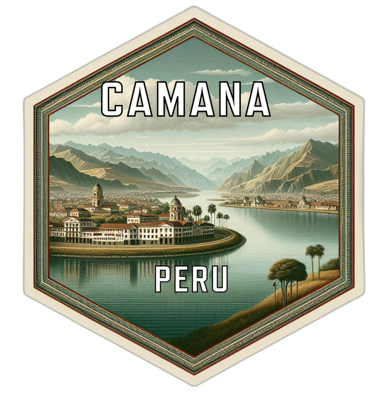 Camana Peru Travel Destination Souvenir Vinyl Decal Sticker 2-Inch