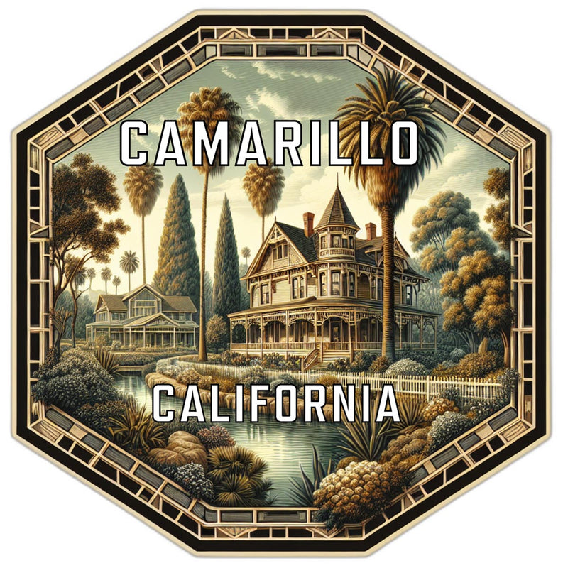 Camarillo California Travel Destination Souvenir Vinyl Decal Sticker 4-Inch