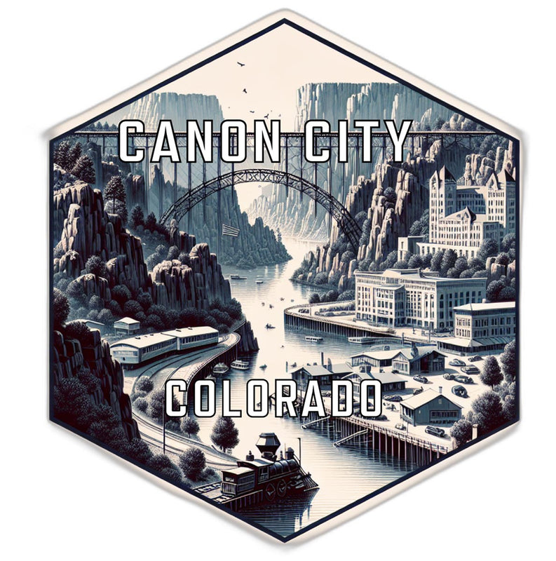 Canon City Colorado Travel Destination Souvenir Vinyl Decal Sticker 2-Inch