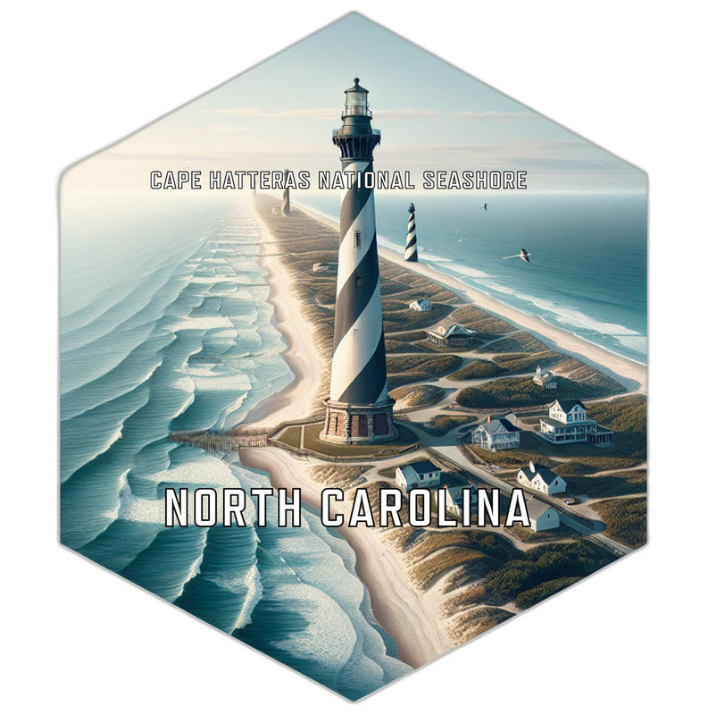 Cape Hatteras National Seashore North Carolina Travel Destination Souvenir Vinyl Decal Sticker 6-Inch