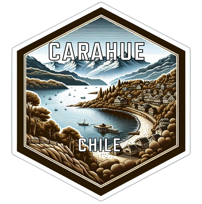Carahue Chile Travel Destination Souvenir Vinyl Decal Sticker 4-Inch