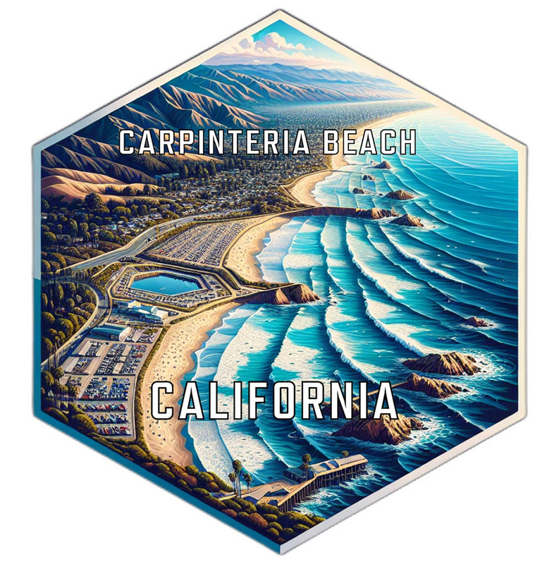 Carpinteria Beach California Travel Destination Souvenir Vinyl Decal Sticker 2-Inch