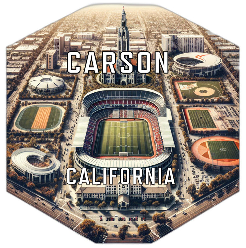 Carson California Travel Destination Souvenir Vinyl Decal Sticker 4-Inch