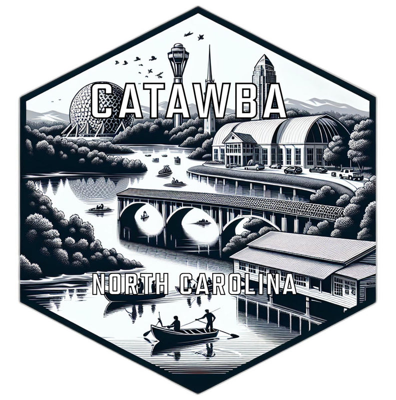 Catawba North Carolina Travel Destination Souvenir Vinyl Decal Sticker 2-Inch