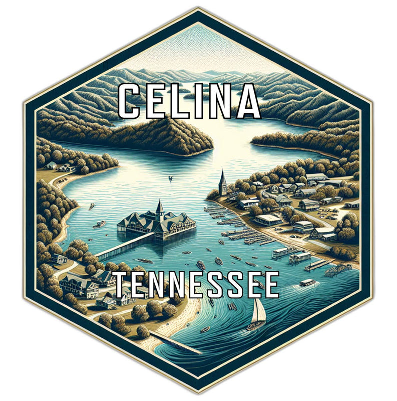 Celina Tennessee Travel Destination Souvenir Vinyl Decal Sticker 2-Inch