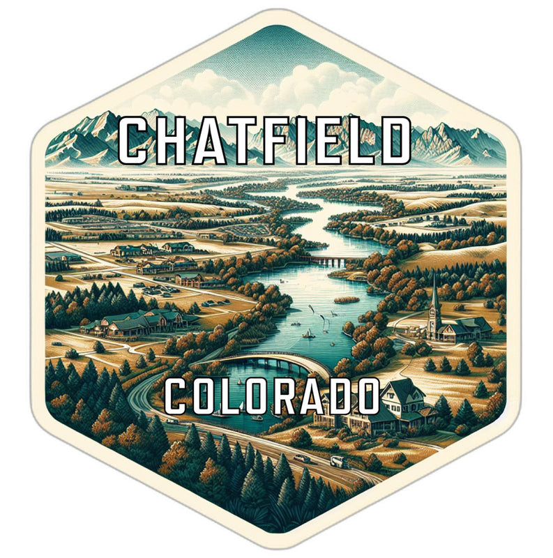 Chatfield Colorado Travel Destination Souvenir Vinyl Decal Sticker 2-Inch