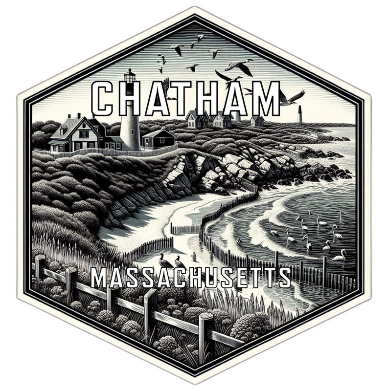 Chatham Massachusetts Travel Destination Souvenir Vinyl Decal Sticker 2-Inch