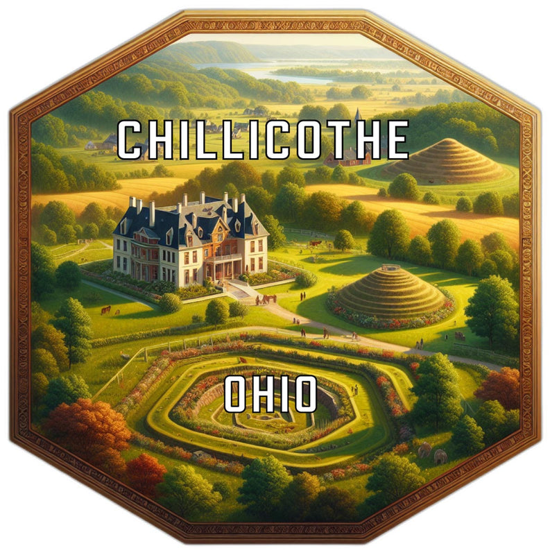 Chillicothe Ohio Travel Destination Souvenir Vinyl Decal Sticker 2-Inch