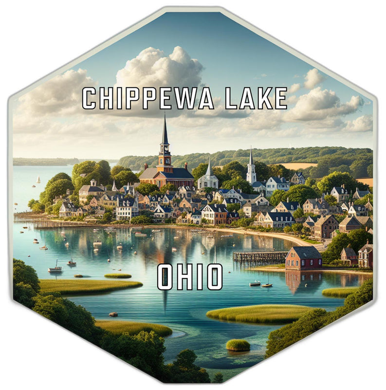 Chippewa Lake Ohio Travel Destination Souvenir Vinyl Decal Sticker 2-Inch