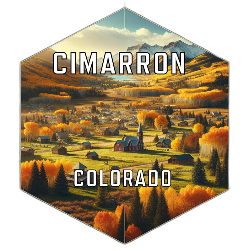 Cimarron Colorado Travel Destination Souvenir Vinyl Decal Sticker 2-Inch