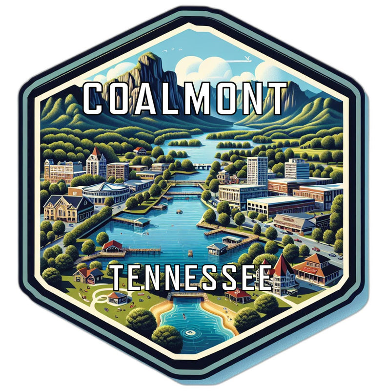 Coalmont Tennessee Travel Destination Souvenir Vinyl Decal Sticker 2-Inch