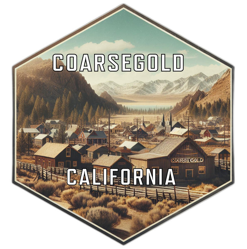 Coarsegold California Travel Destination Souvenir Vinyl Decal Sticker 4-Inch