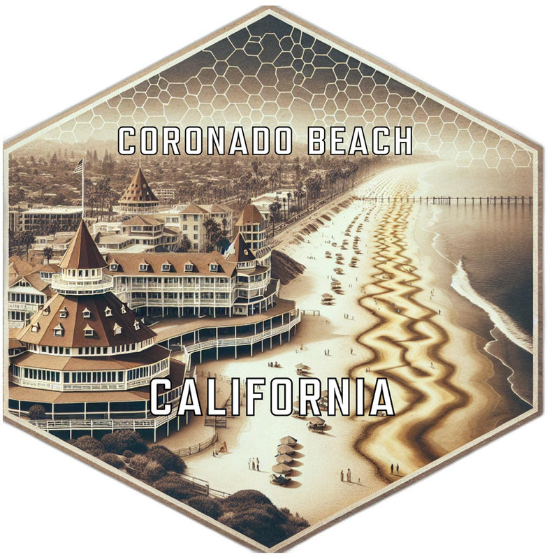 Coronado Beach California Travel Destination Souvenir Vinyl Decal Sticker 6-Inch