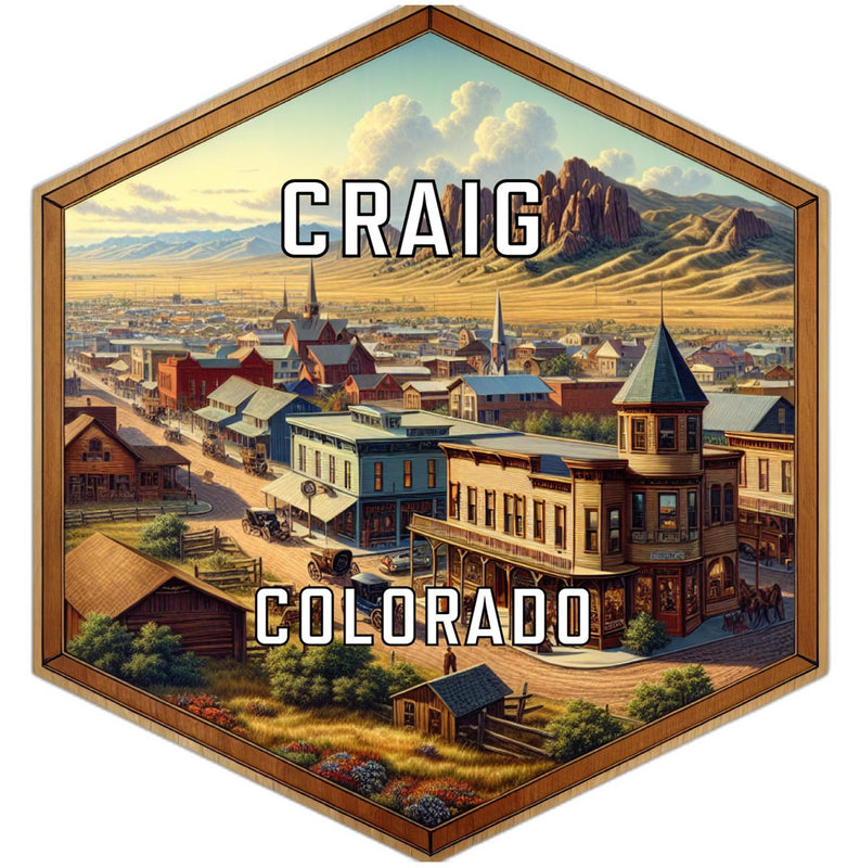 Craig Colorado Travel Destination Souvenir Vinyl Decal Sticker 2-Inch