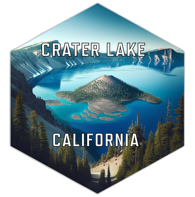 Crater Lake California Travel Destination Souvenir Vinyl Decal Sticker 6-Inch