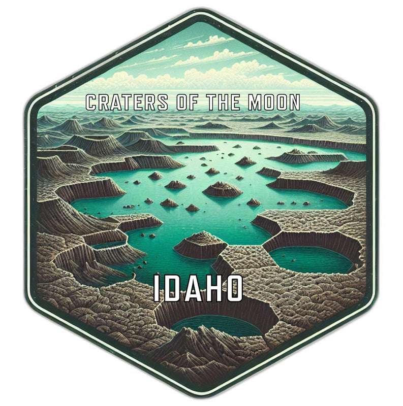 Craters Of The Moon Idaho Travel Destination Souvenir Vinyl Decal Sticker 6-Inch