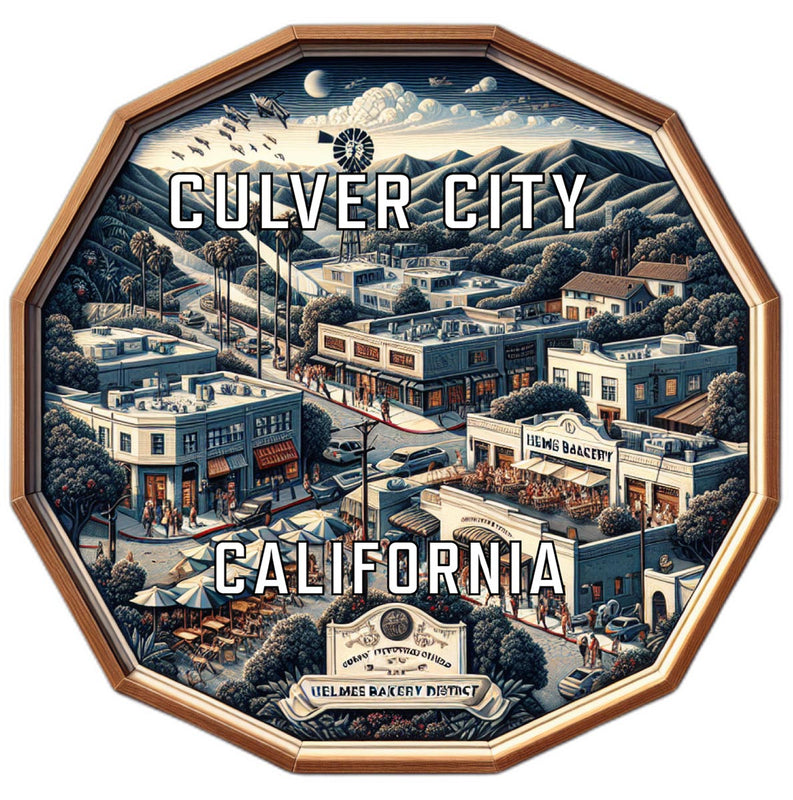 Culver City California Travel Destination Souvenir Vinyl Decal Sticker 2-Inch