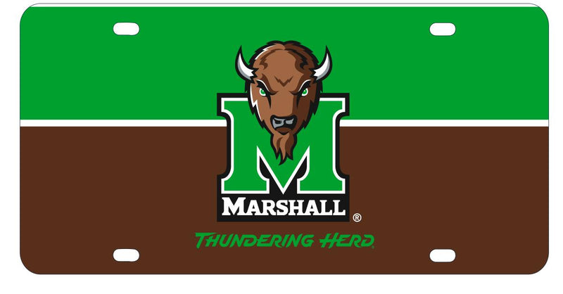 NCAA Marshall Thundering Herd Metal License Plate - Lightweight, Sturdy & Versatile